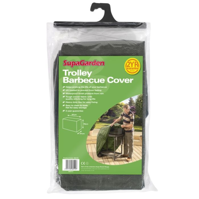 Supagarden Trolley Barbecue Cover 97Cm X 79Cm X 51Cm