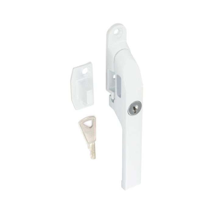 Securit Locking Casement Fastener White 125Mm
