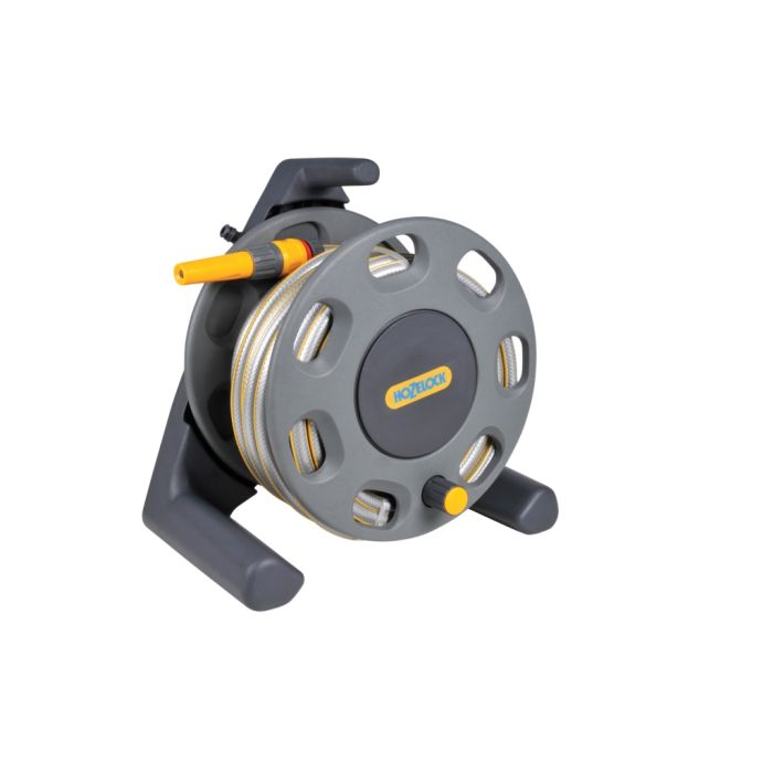 Hozelock Freestanding Compact Hose Reel With 25M Hose Reel