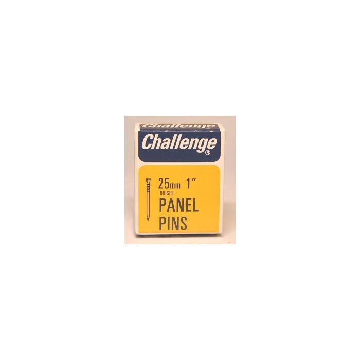 Challenge Panel Pins - Bright Steel (Box Pack) 25Mm
