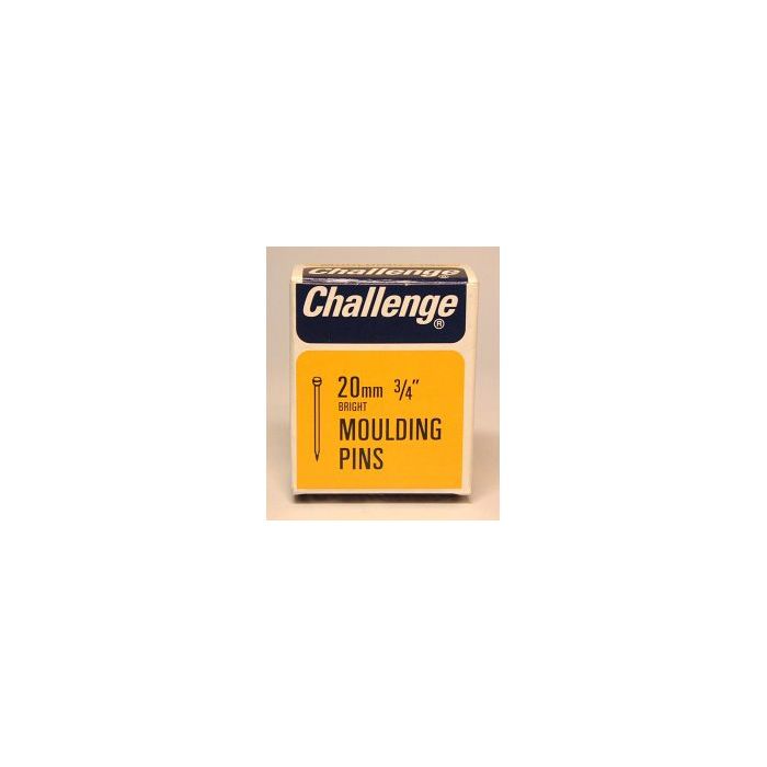 Challenge Moulding Pins (Veneer Pins) - Bright Steel (Box Pack) 20Mm