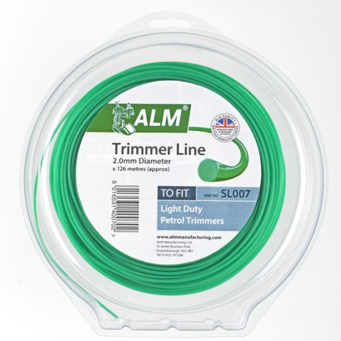 Alm Trimmer Line - Green 2.0Mm X 1/2Kg Approx 122M