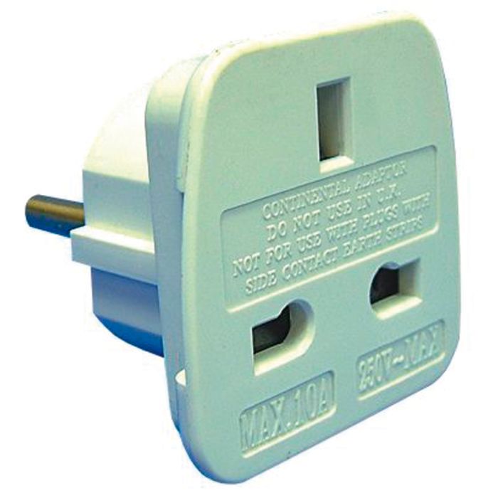 Securlec Travel Adaptor For Uk Visitors To Europe