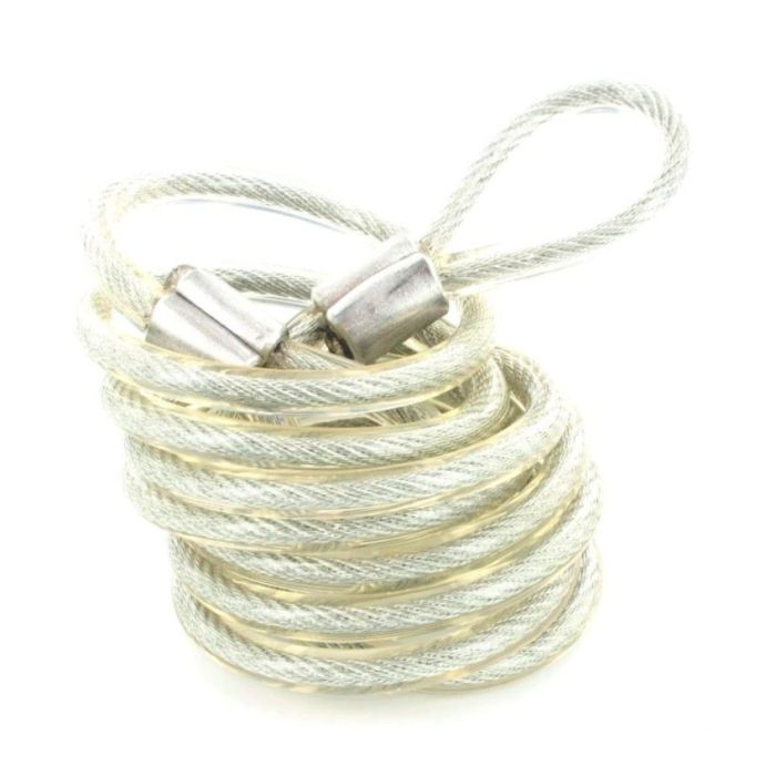 Securit Spiral Security Cable Double Loop 2000Mm