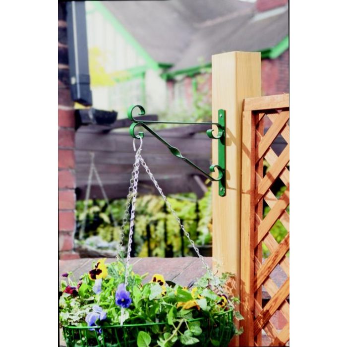 Ambassador Hanging Basket Bracket 35Cm/14 Green