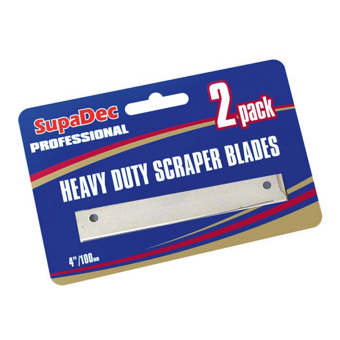 Supadec Angled Scraper Blades Pack Of 2