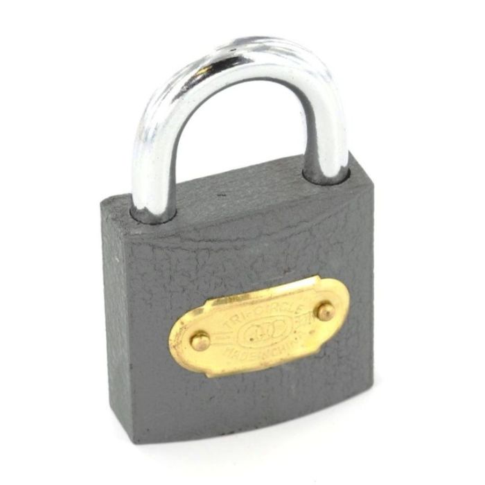 Securit Tricircle Iron Padlock Brass Cylinder 32Mm