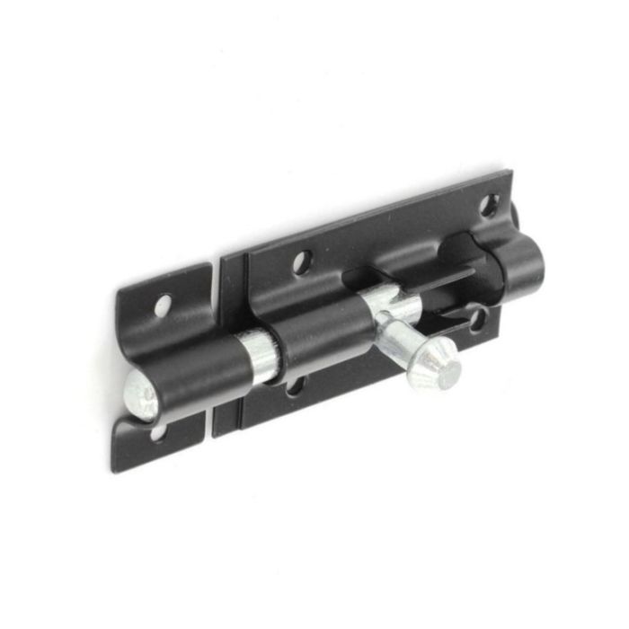 Securit Tower Bolt Black 200Mm