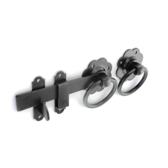 Securit Ring Gate Latch Black 150Mm