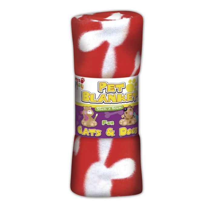 Pets At Play Pet Blanket (Assorted Colours) 80Cm X 80Cm