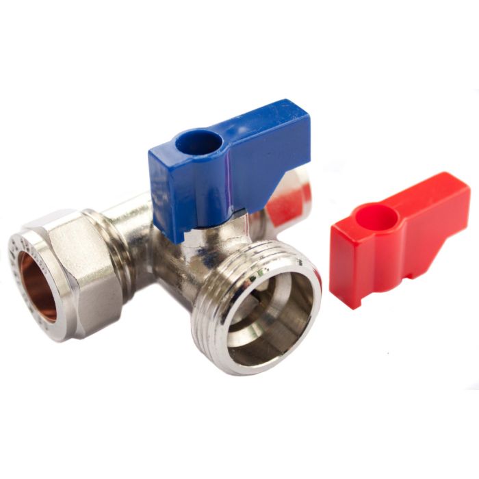 Oracstar Tee Valve (Hot/Cold) 15Mm X 15Mm X 3/4 Bsp