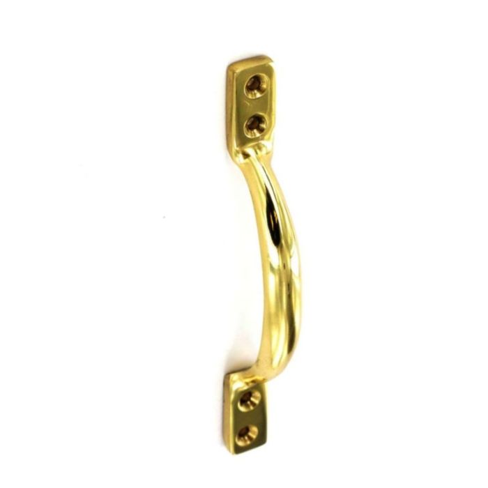 Securit Brass Sash Handle 125mm
