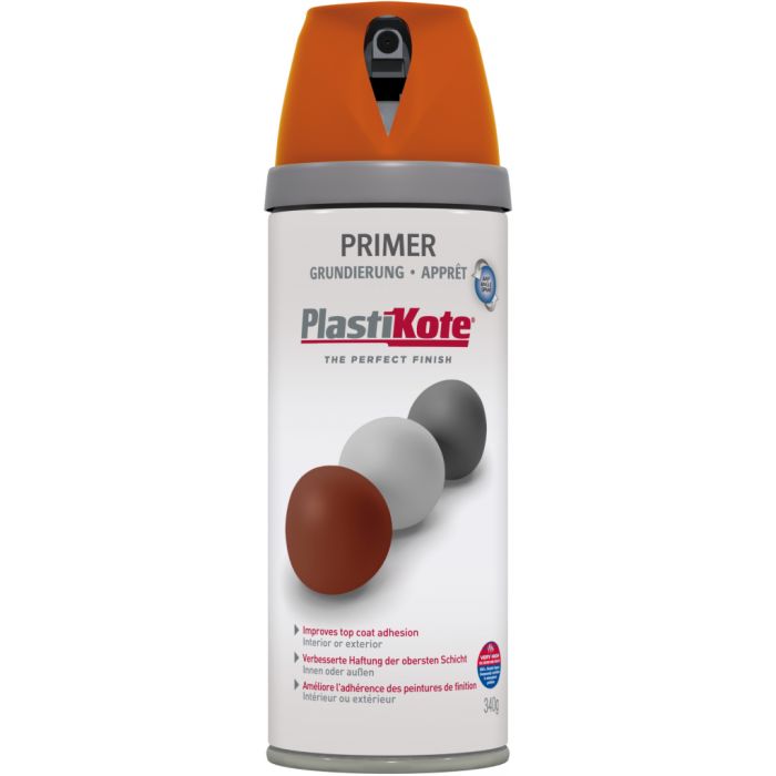 PlastiKote Twist & Spray Paint 400ml Red Oxide Primer
