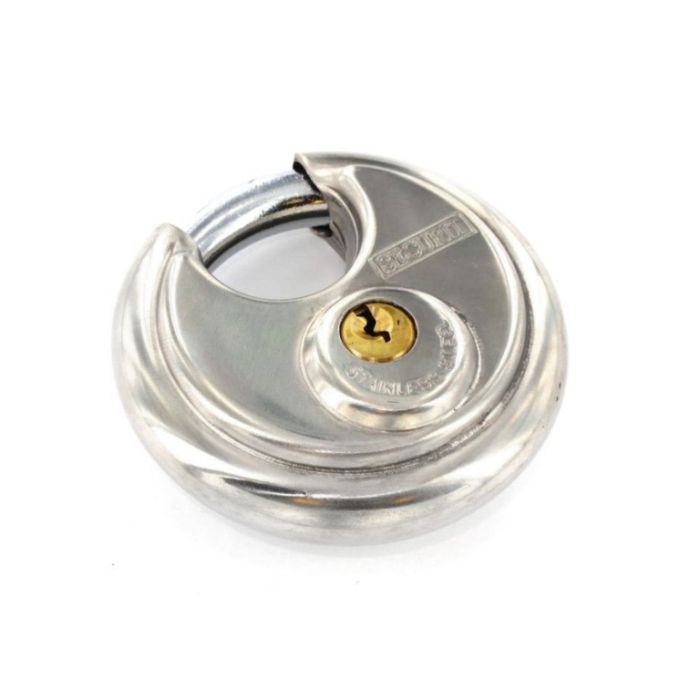 Securit Discus Padlock Stainless Steel 90mm