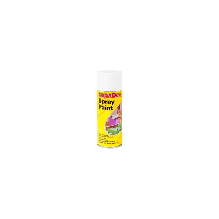 SupaDec Spray Paint 400ml Matt White