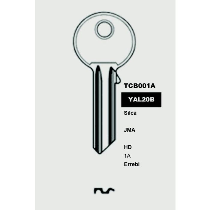 Yale Solid Brass 1A Key Blanks Pack 10