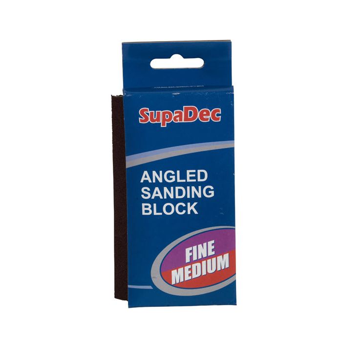 Supadec Angled Sanding Block Fine/Medium