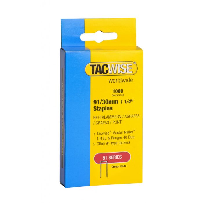 Tacwise Tacker Staples (91) 30Mm