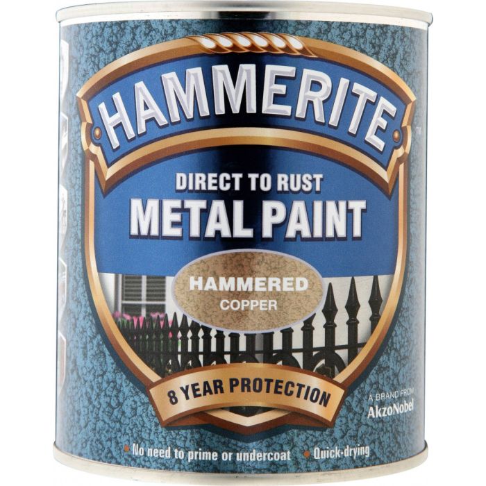 Hammerite Metal Paint Hammered 750Ml Copper