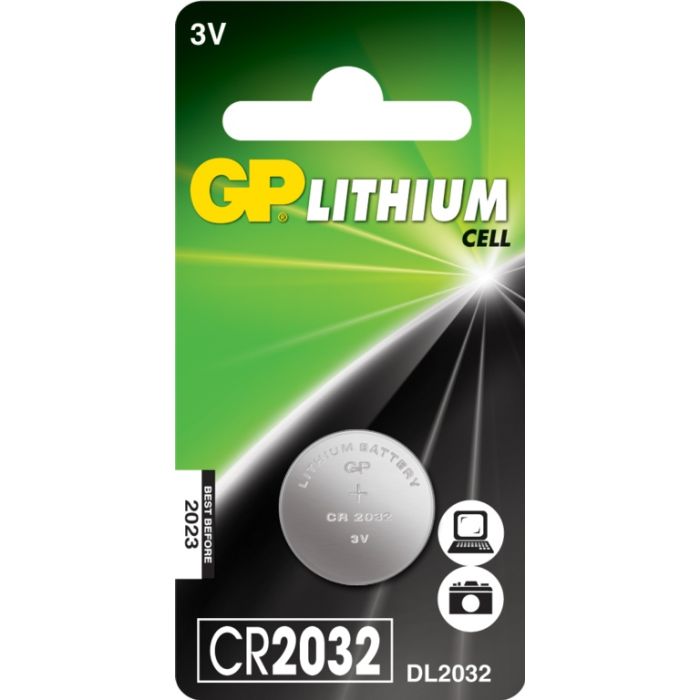 Gp Lithium Button Cell Battery Cr2032 Single