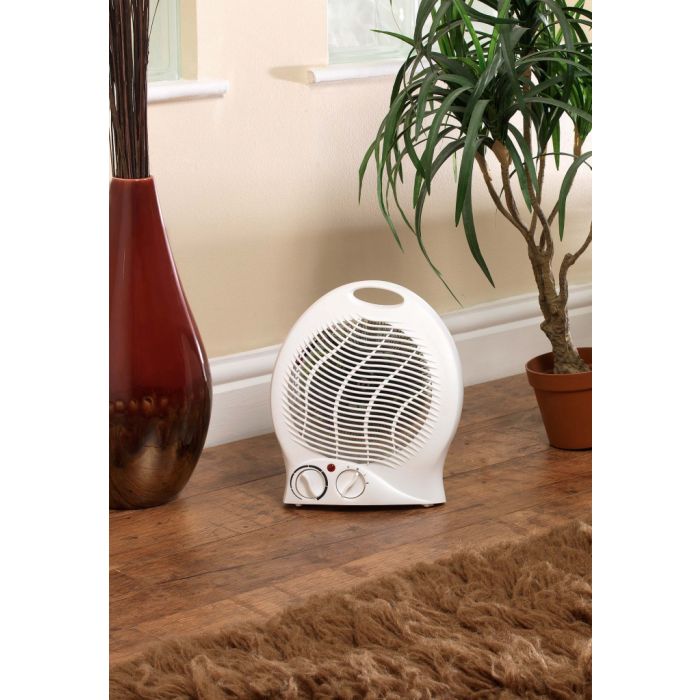 Supawarm Fan Heater 2000W Size: 220Mm(W)X130mm(D)X260mm(H)