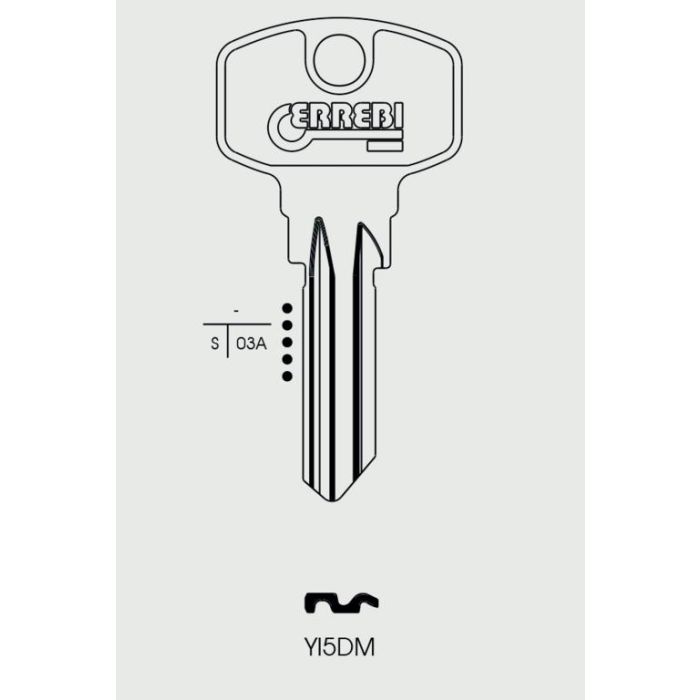 Yale Square Key Blank Pack 10