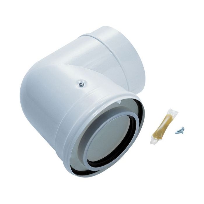 Bosch Worcester Greenstar Oilfit 90deg elbow 100/150mm 