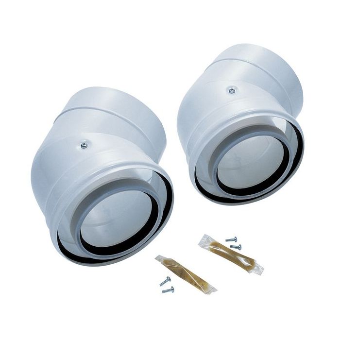 Worcester Greenstar Oilfit 45deg elbow 100/150mm 