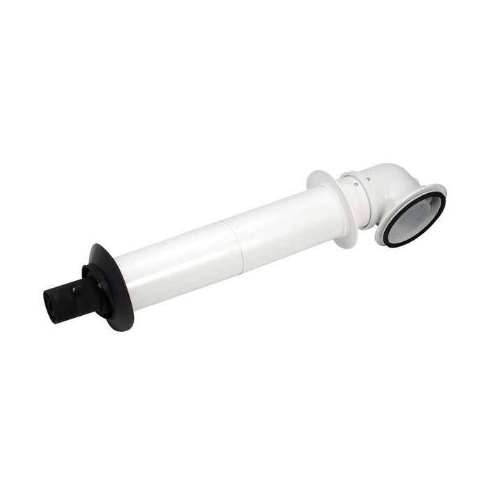 Worcester telescopic horizontal flue kit 100mm 