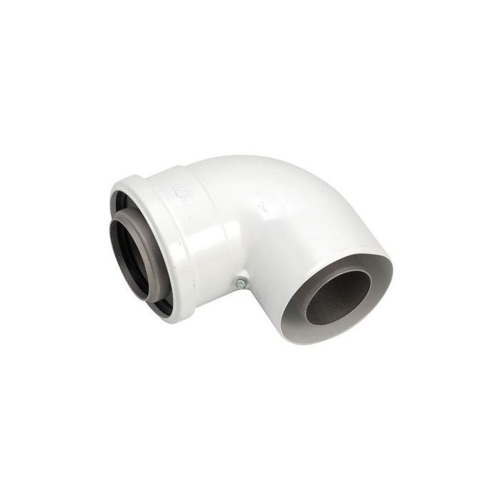 Caradon Ideal Evomax 90deg elbow kit 80/125mm 