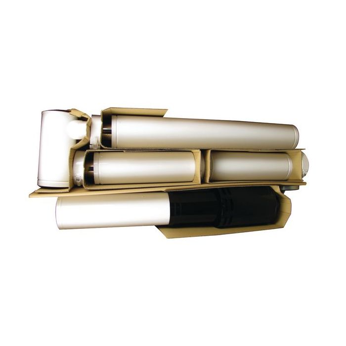 Grant adjustable vertical balanced flue kit (for 12 26KW boilers) 3mtr 