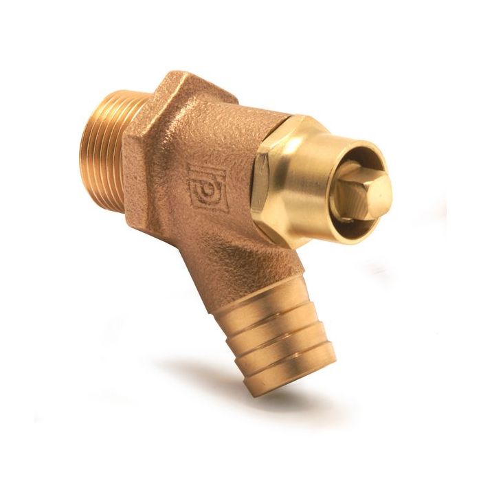 Pegler Yorkshire Prestex 833LS draincock 1/2 Brass 