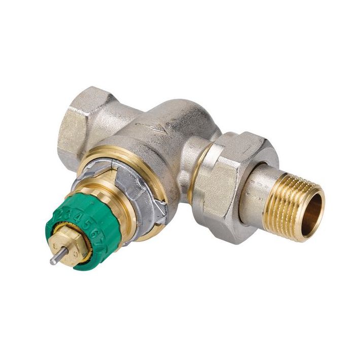 Danfoss RA-DV pressure independent TRV DN15 Angled 