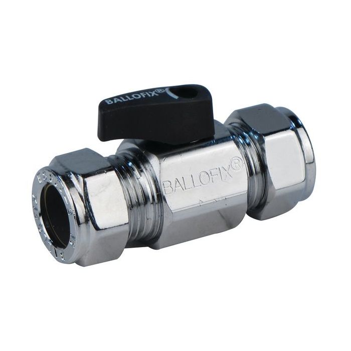 Pegler Yorkshire Ballofix 3381ZP copper x copper valve 15mm Chrome 