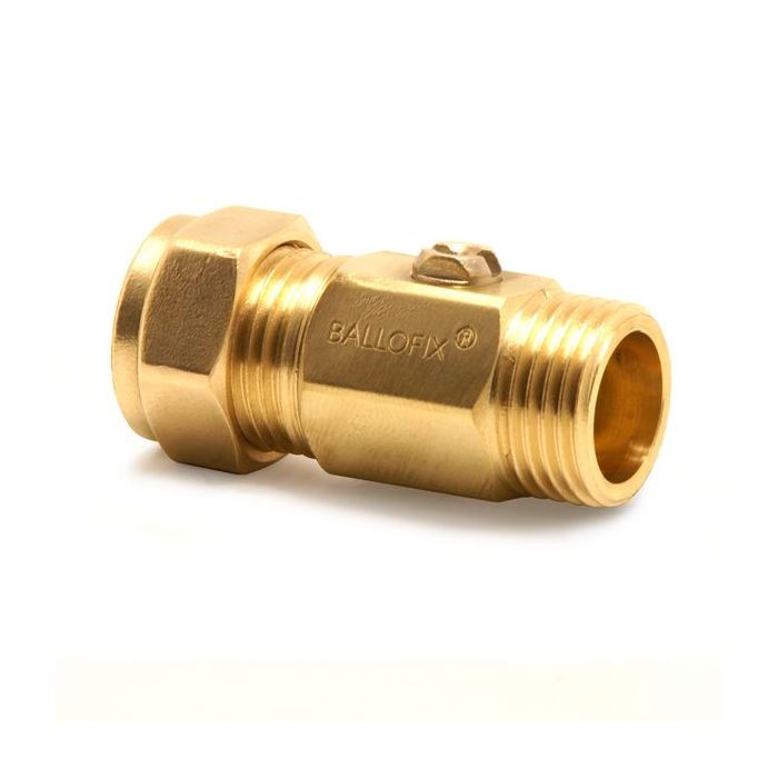 Pegler Yorkshire Ballofix 3375YA mixing valve 15mm x 1/2 Brass 
