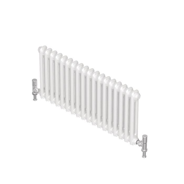 Purmo 2 column horizontal radiator 600 x 552mm White 