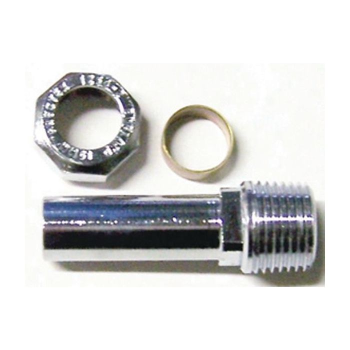 Pegler Yorkshire Terrier extension tail piece 15mm 40mm Chrome 