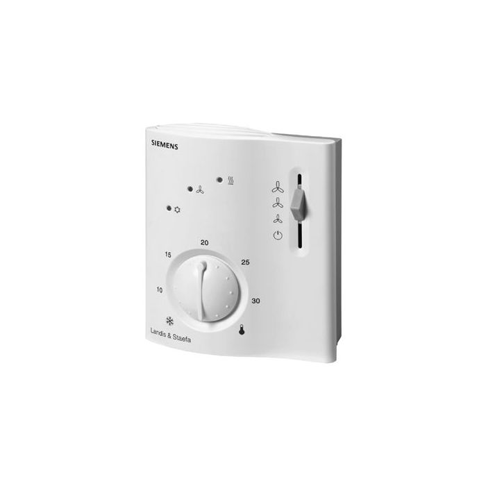 Siemens RCC30 4 pipe fan coil unit controller plus fan switch 