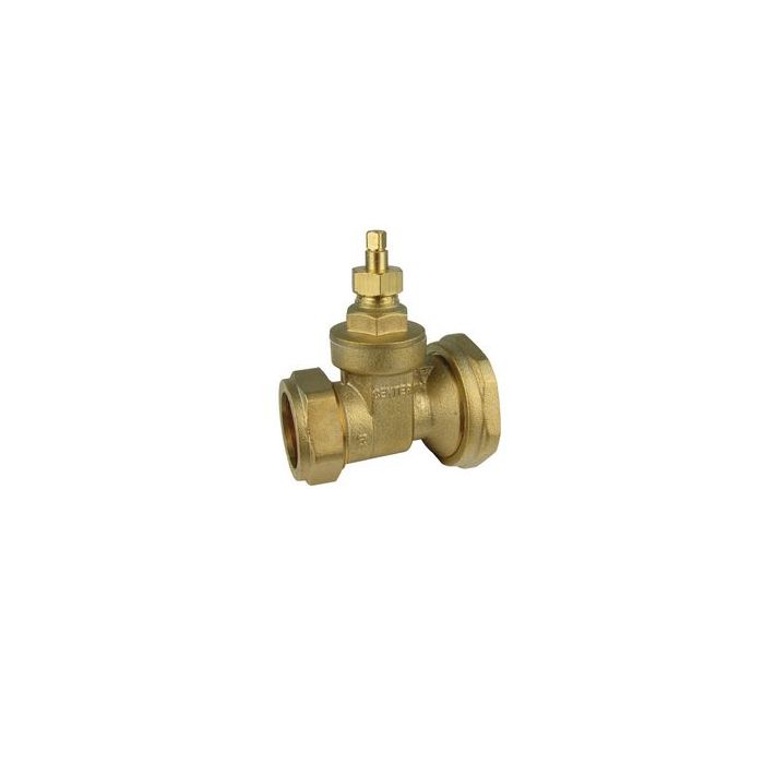 Center Center Brand pump gate valve 28mm x 1 1/2 Brass 