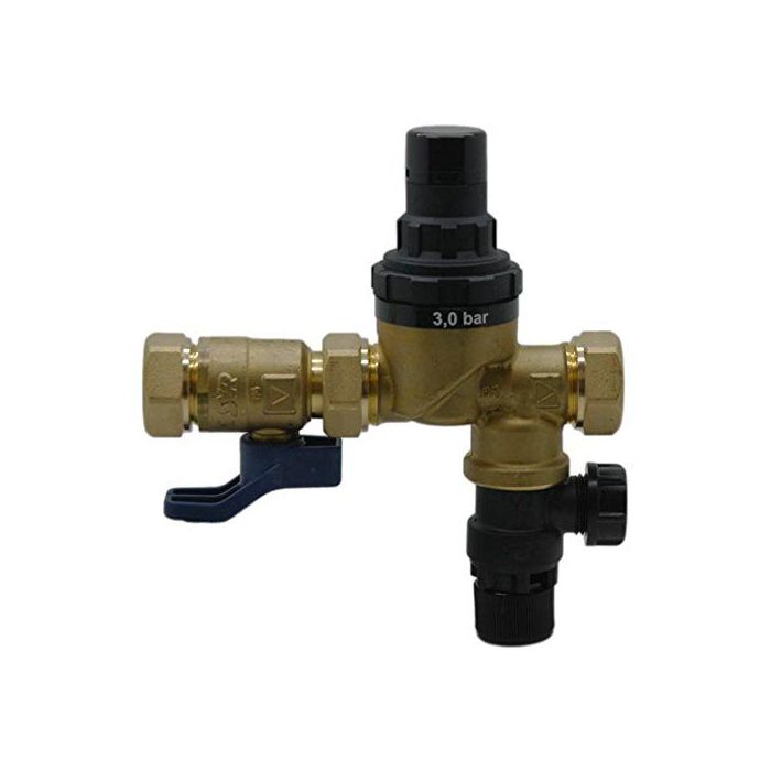 Advanced Water reliance water controls cold water combi valve 3/8 bar 22mm 