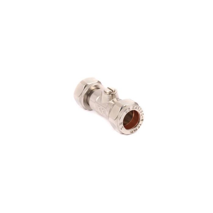 Pegler Yorkshire Ballofix 3140YA service valve swivel 15mm x 1/2 