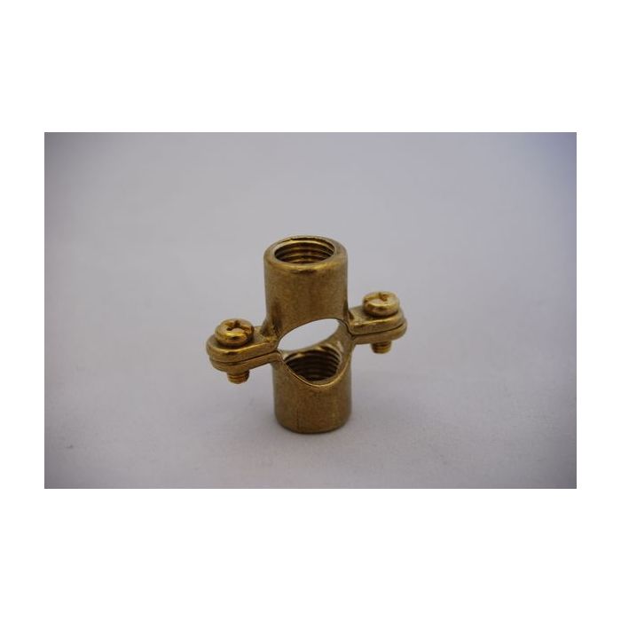 Tesla double pipe Ring 15 mm 1/4 inch Brass 