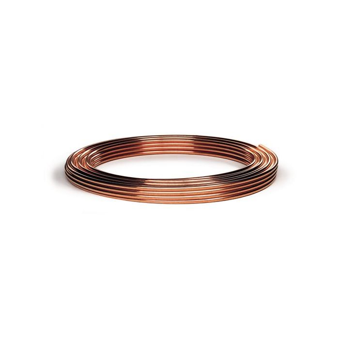 Yorkshire Minibore copper tube coil 8mm x 3m 