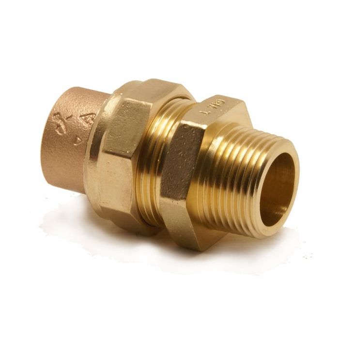 Pegler Yorkshire YP69 straight male iron union connector 15mm x 1/2 
