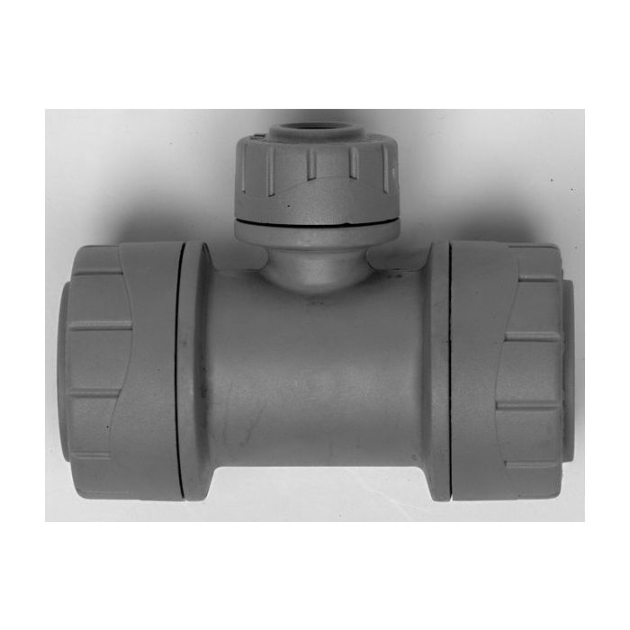 Polybld Polypipe Polyplumb PB1115 reduced branch tee 15 x 15 x 10mm 