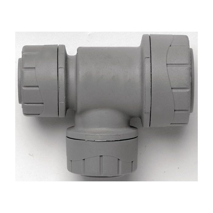 Polypipe Polyplumb PB1122 reduced branch tee 22 x 22 x 15mm 