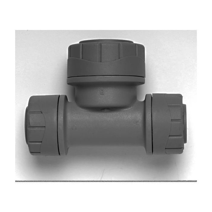 Polypipe Polyplumb PB1622 two ends reduced tee 15 x 15 x 22mm 