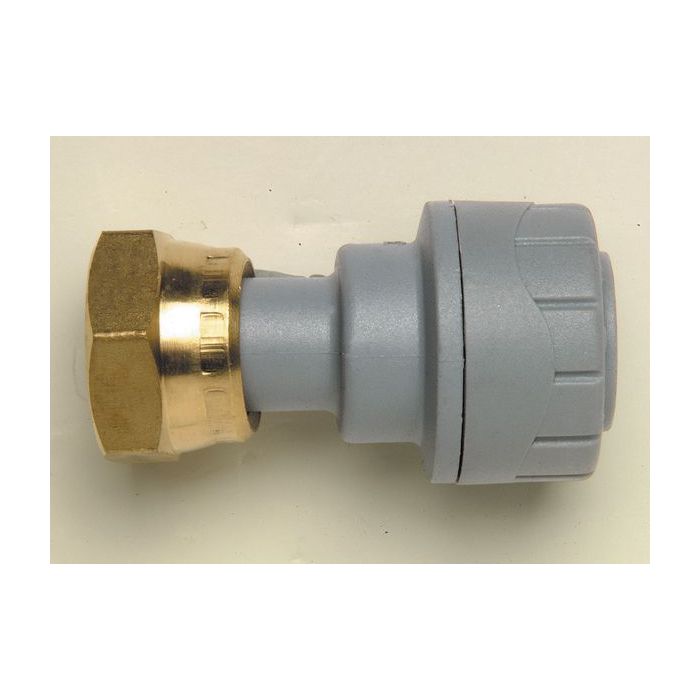 Polybld Polypipe Polyplumb PB715 straight tap connector 15mm x 1/2 