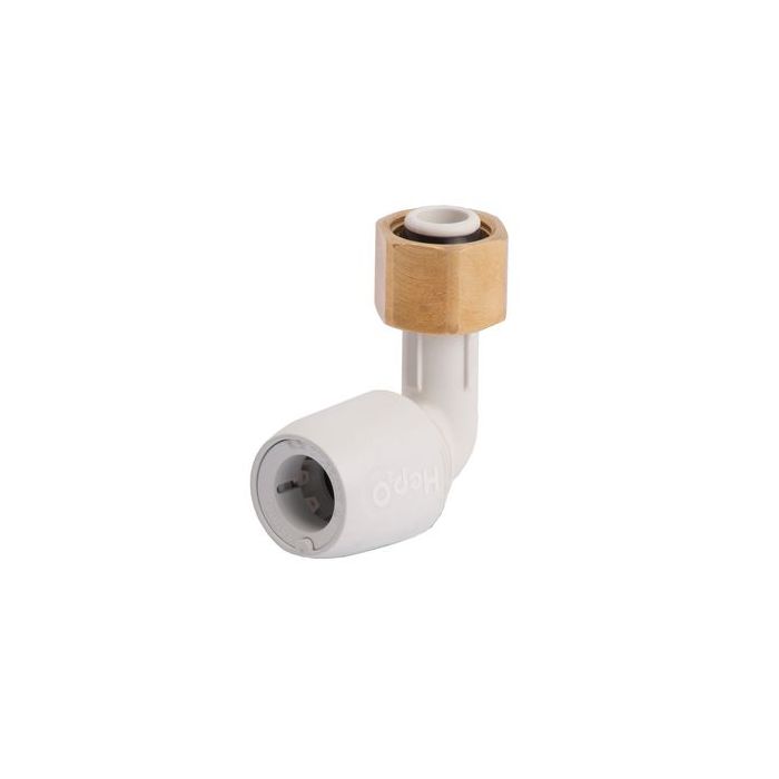 Wavin Hep2O HD27 90deg bent tap connector 15mm x 1/2 