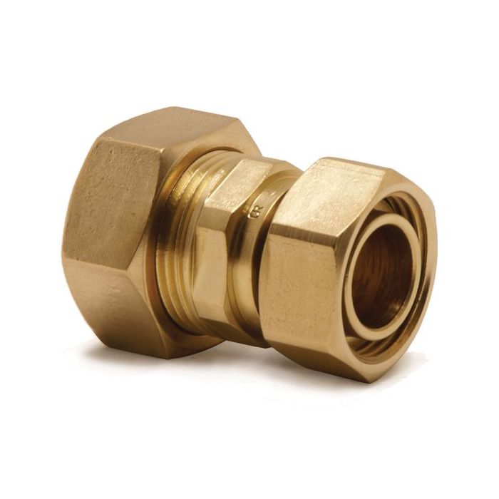 Pegler Yorkshire Kuterlite K626 straight swivel tap connector 15mm x 1/2 